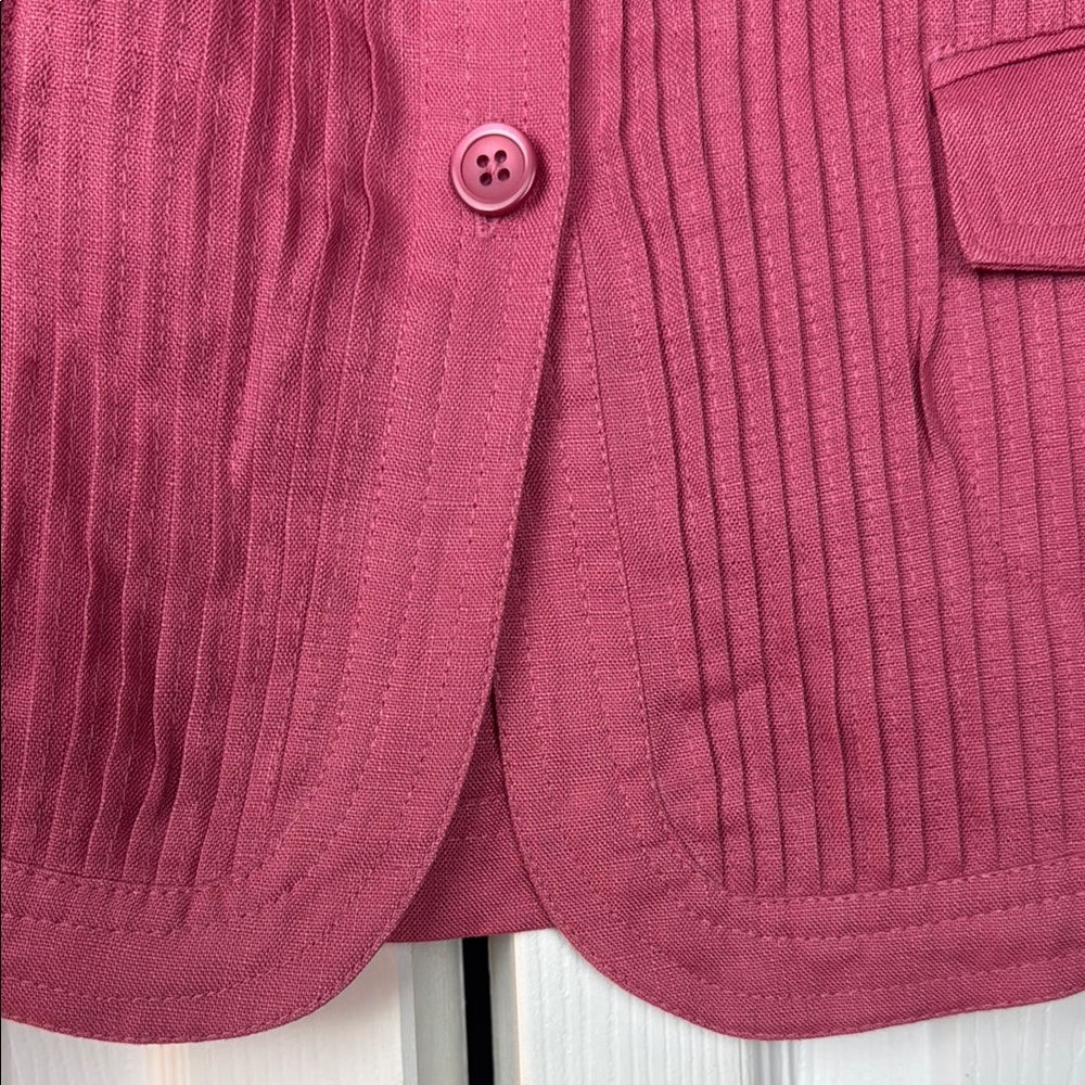 Jones New York Pink Blazer Tailored Suit Jacket - Lenin - Picture 4 of 7